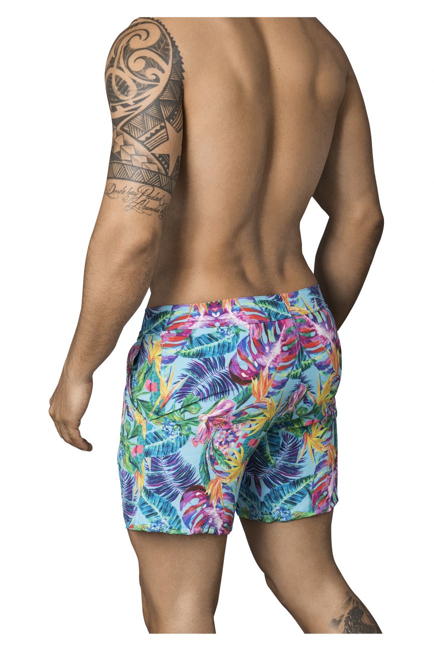 Clever 0665 Sea Plants Long Swim Trunks