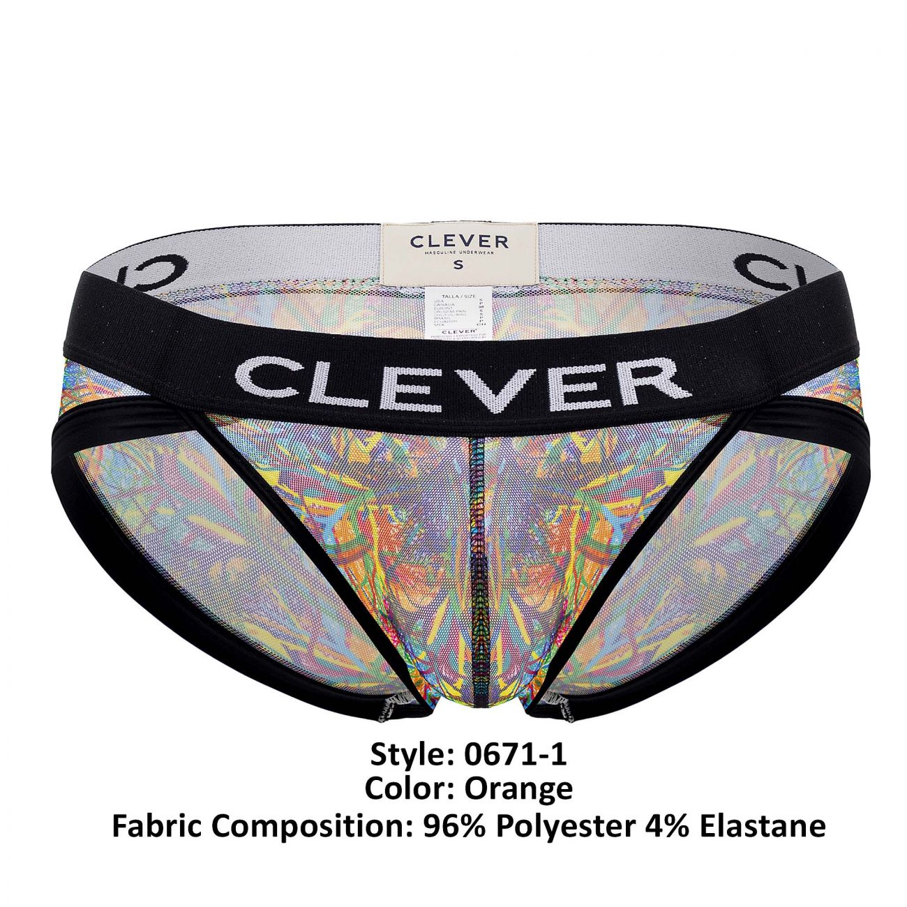 Clever 0671-1 Bonite Briefs Orange