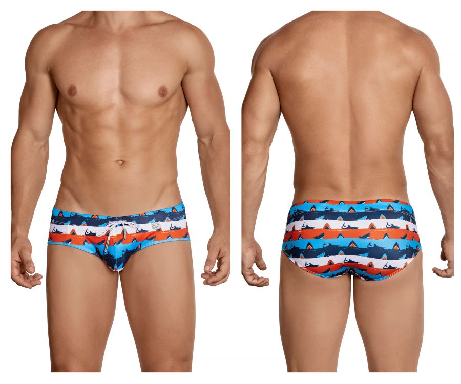 Clever 0692 Macrino Swim Brief Red Multi