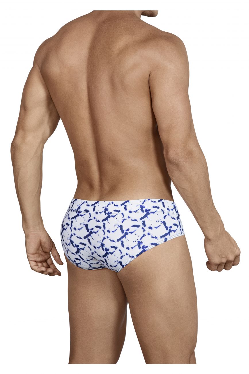 Clever 0700 Taun Swim Briefs White Multi