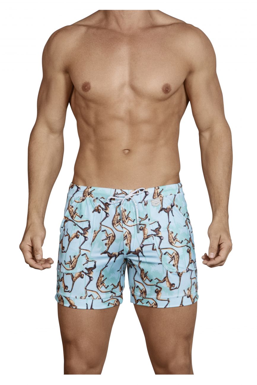 Clever 0704 Alsina Swim Trunks Color Green