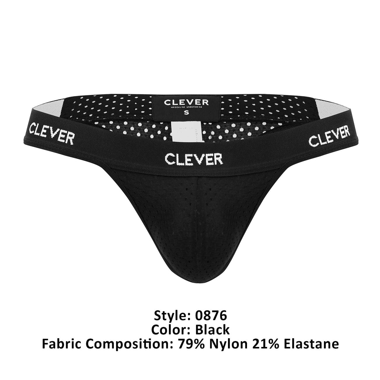 Clever 0876 Lust Thong Black