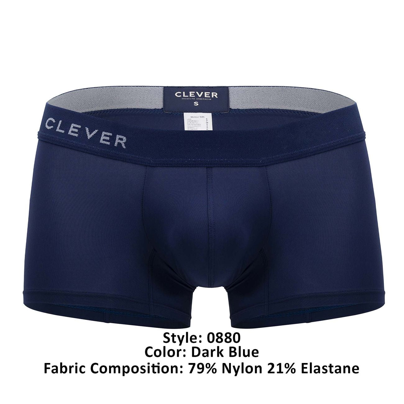 Clever 0880 Match Boxer Briefs Dark Blue