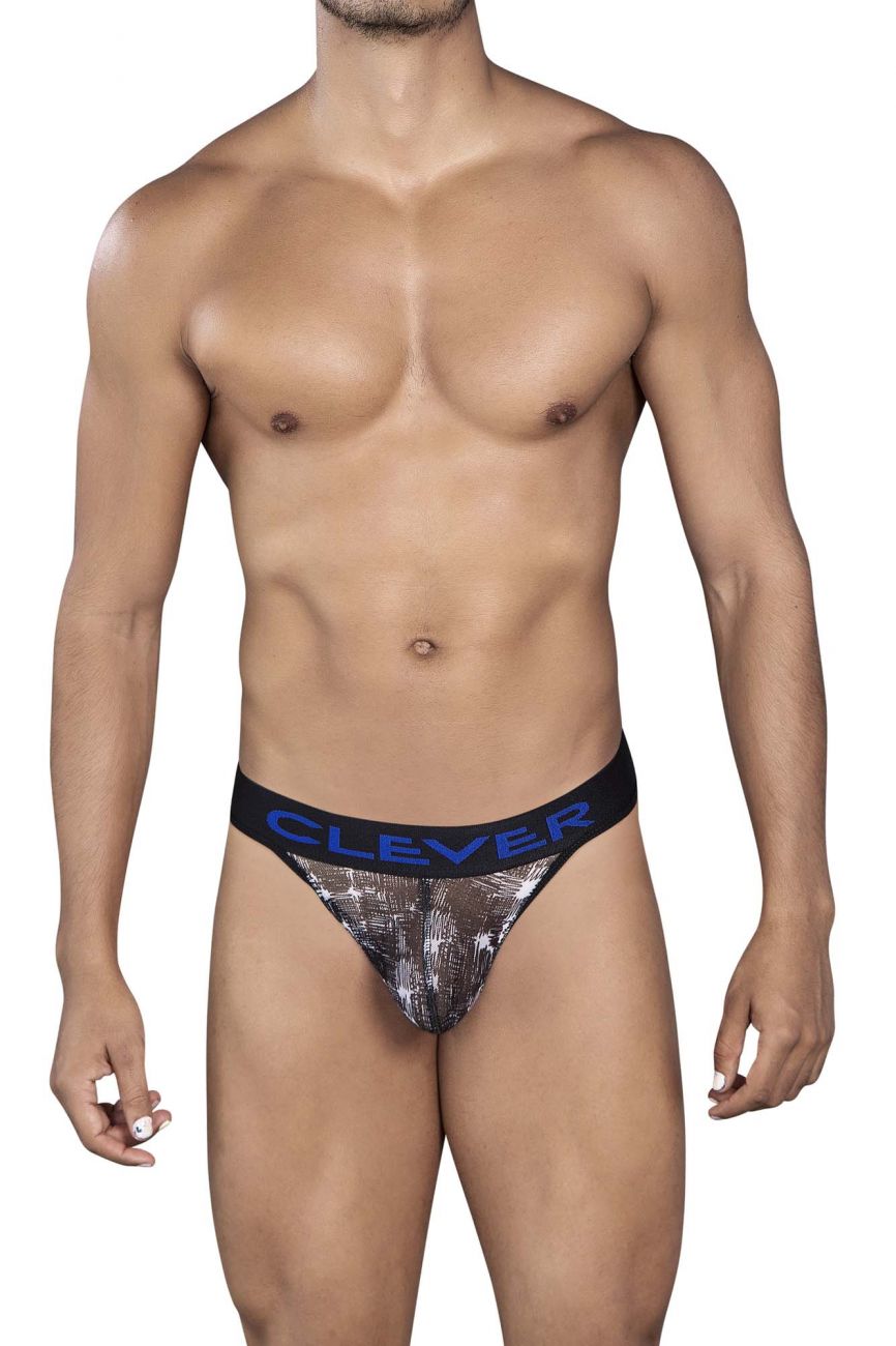 Clever 0920 Code Thongs Black