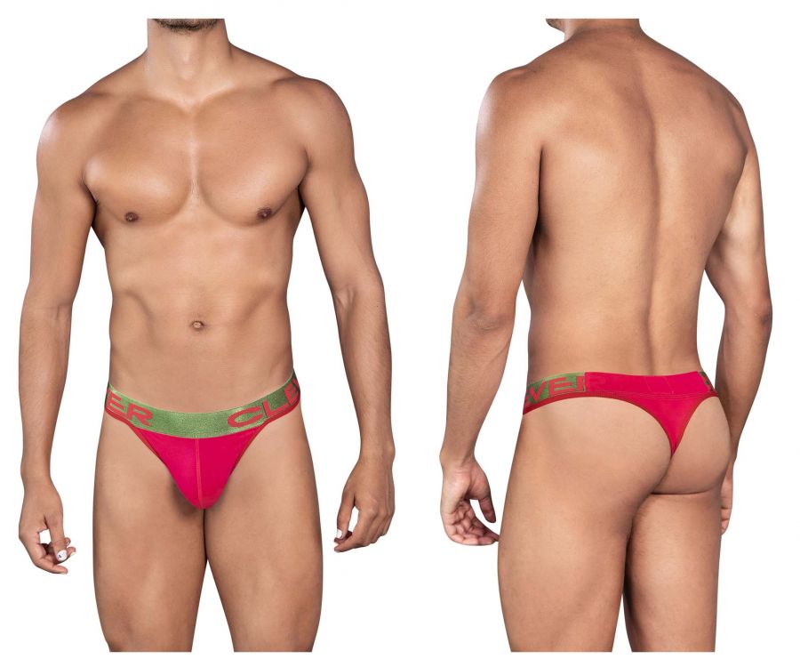 Clever 0924 Cerise Thongs Red