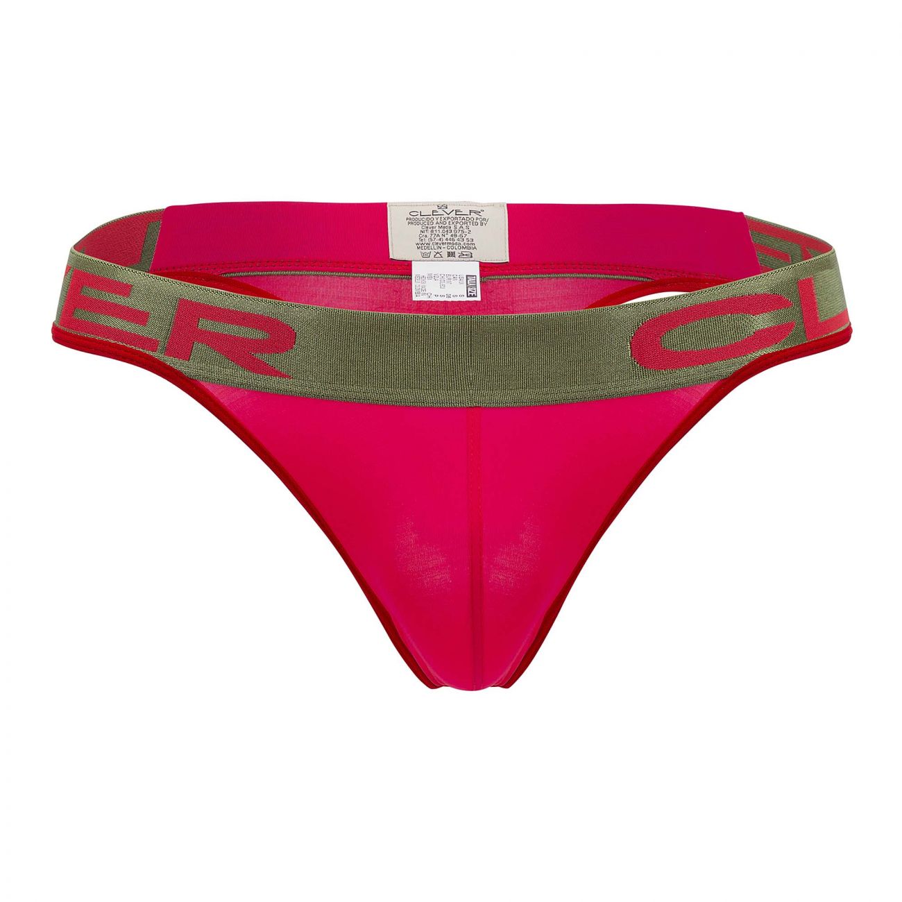 Clever 0924 Cerise Thongs Red