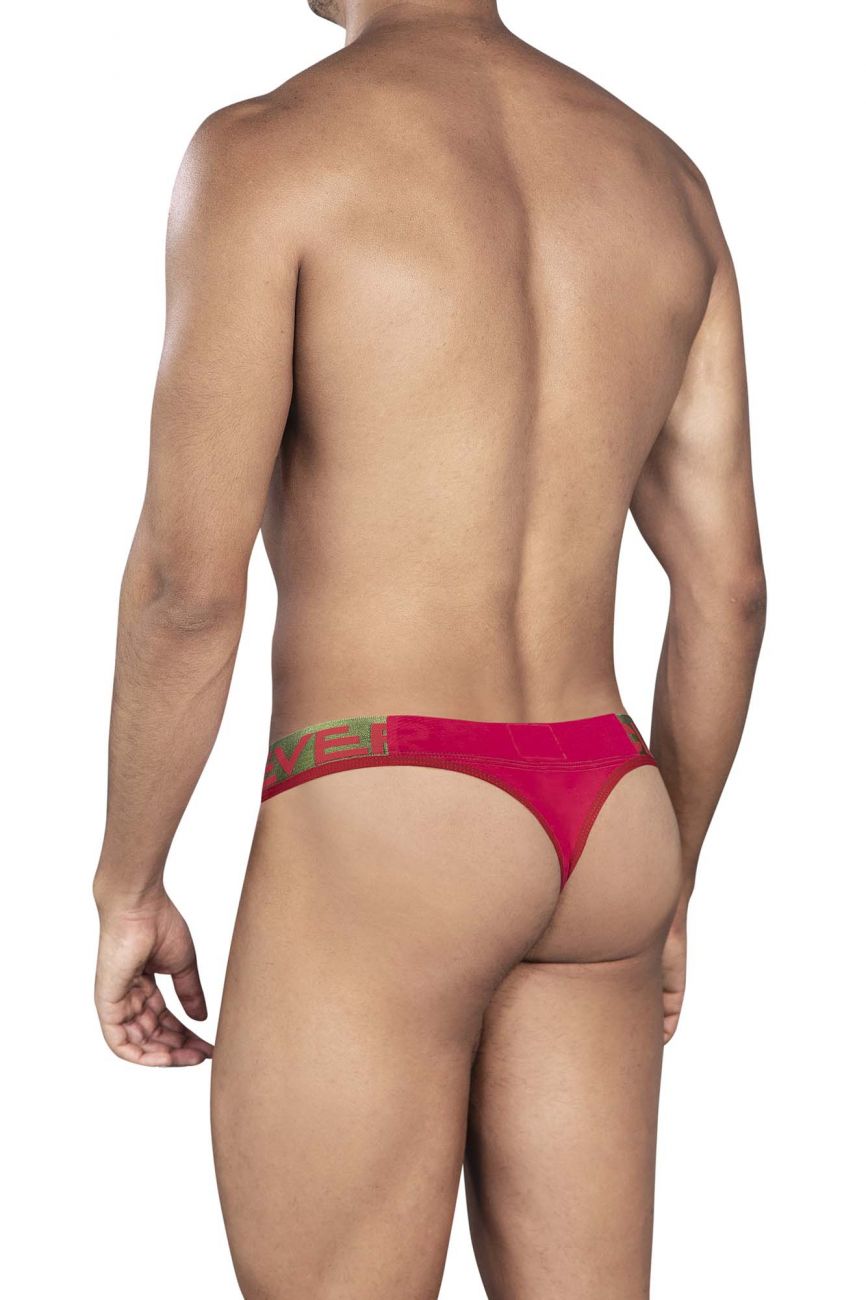 Clever 0924 Cerise Thongs Red