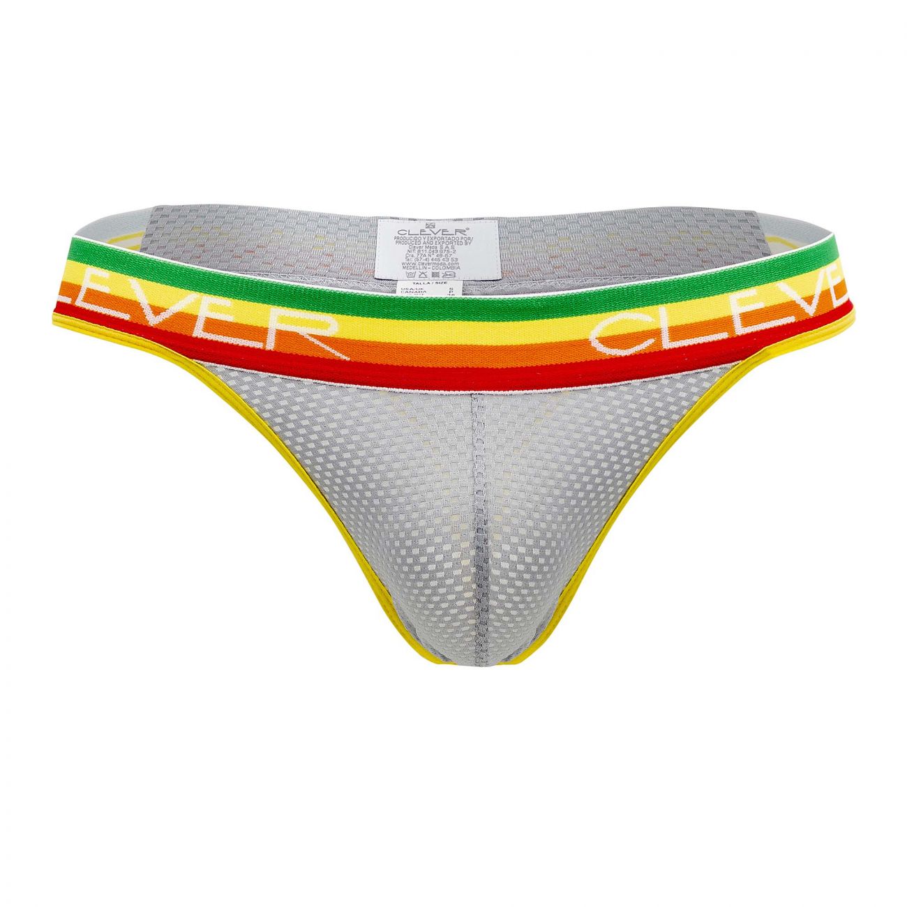 Clever 0925 Luky Thongs Gray Rainbow