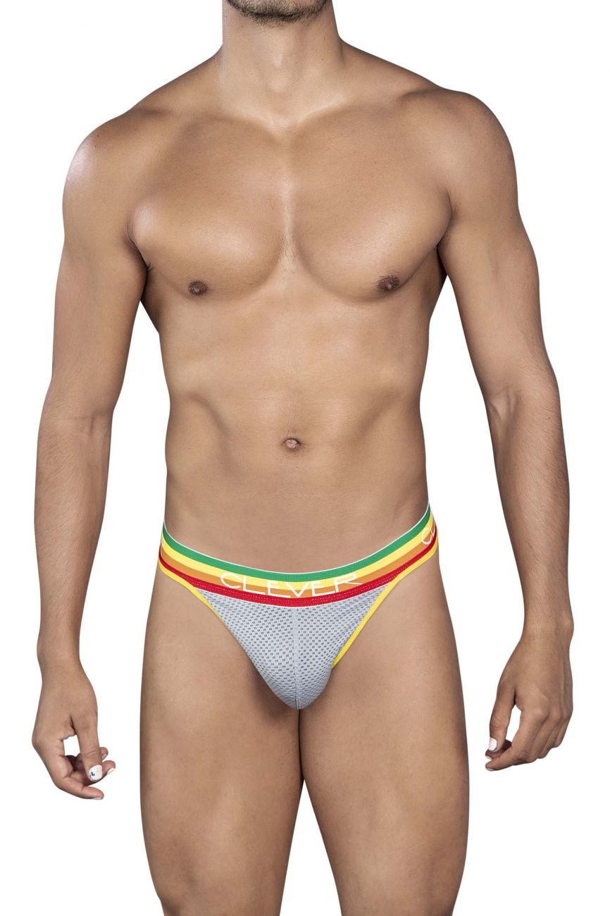 Clever 0925 Luky Thongs Gray Rainbow