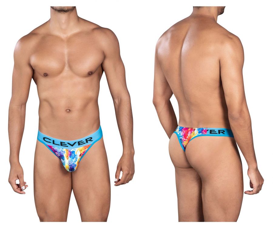 Clever 0941 Medusa Thongs Blue Print