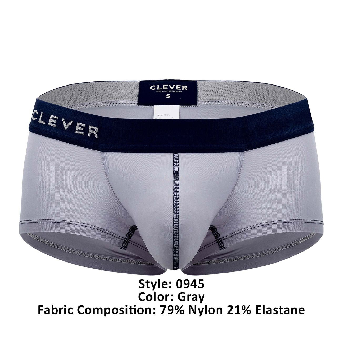 Clever 0945 Simple Trunks Gray