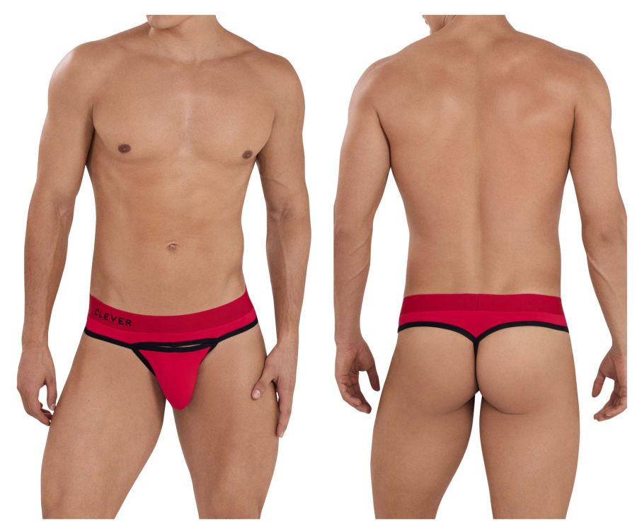 Clever 1147 Celestial Thongs Red