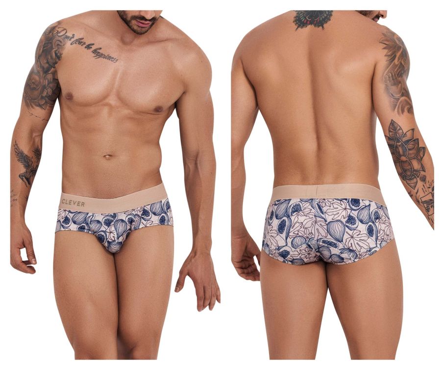 Clever 1211 Elysium Briefs Beige Print