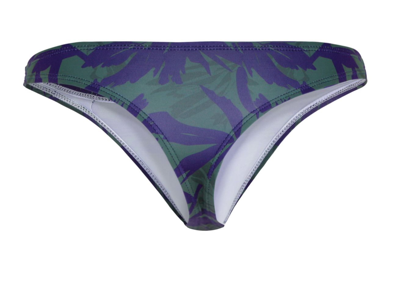 Clever 1219 Daniel Thongs Green Print