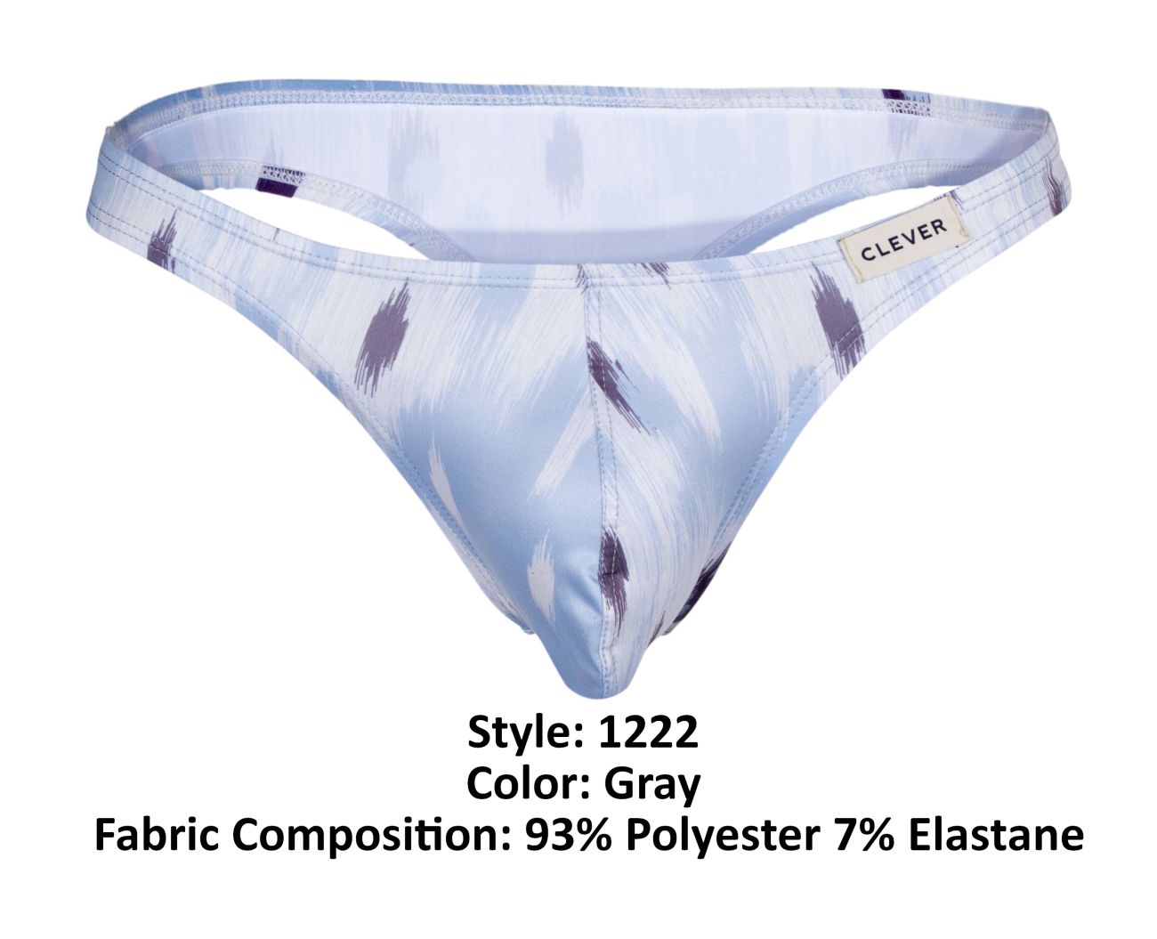 Clever 1222 Halo Thongs Gray