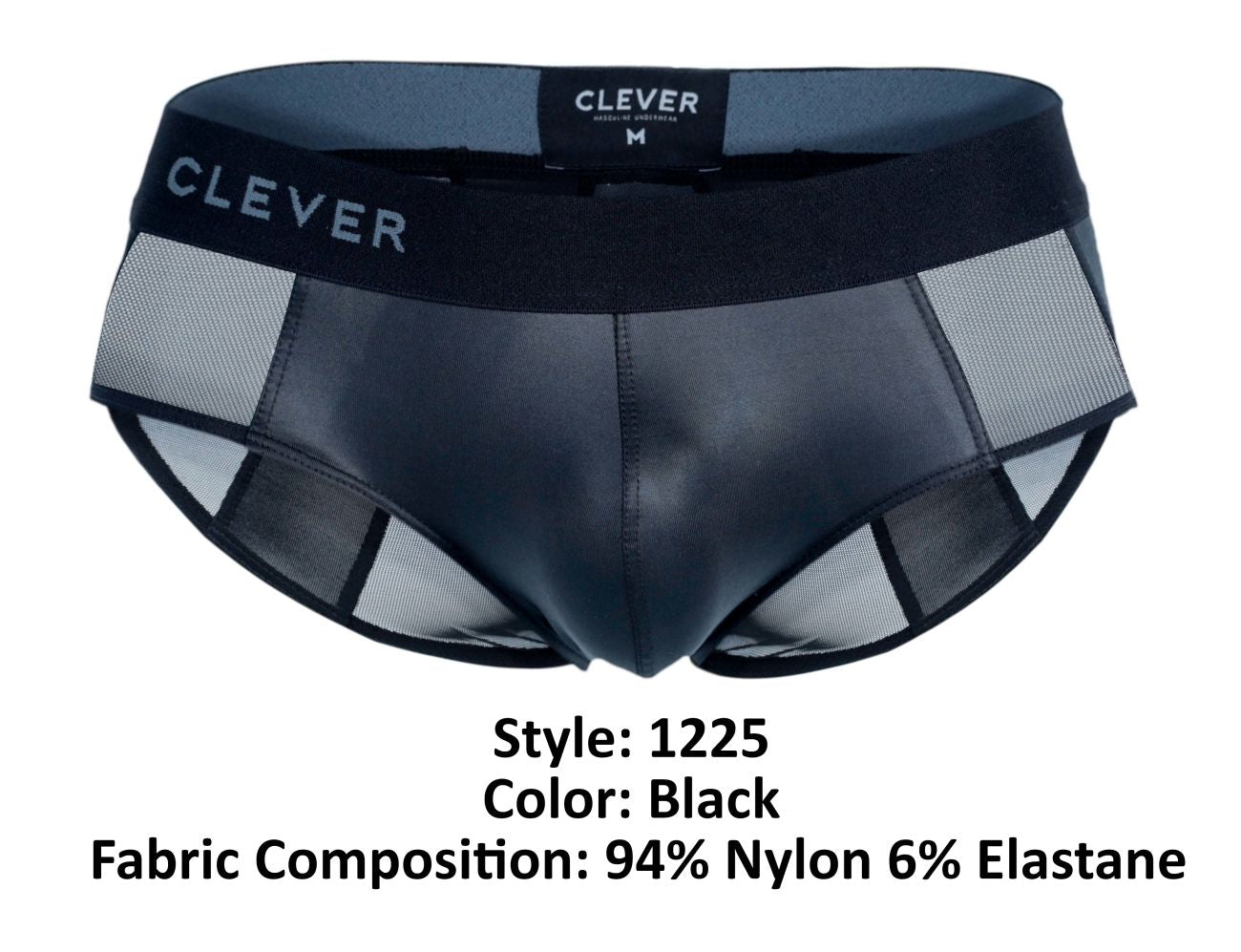 Clever 1225 Inferno Briefs Black