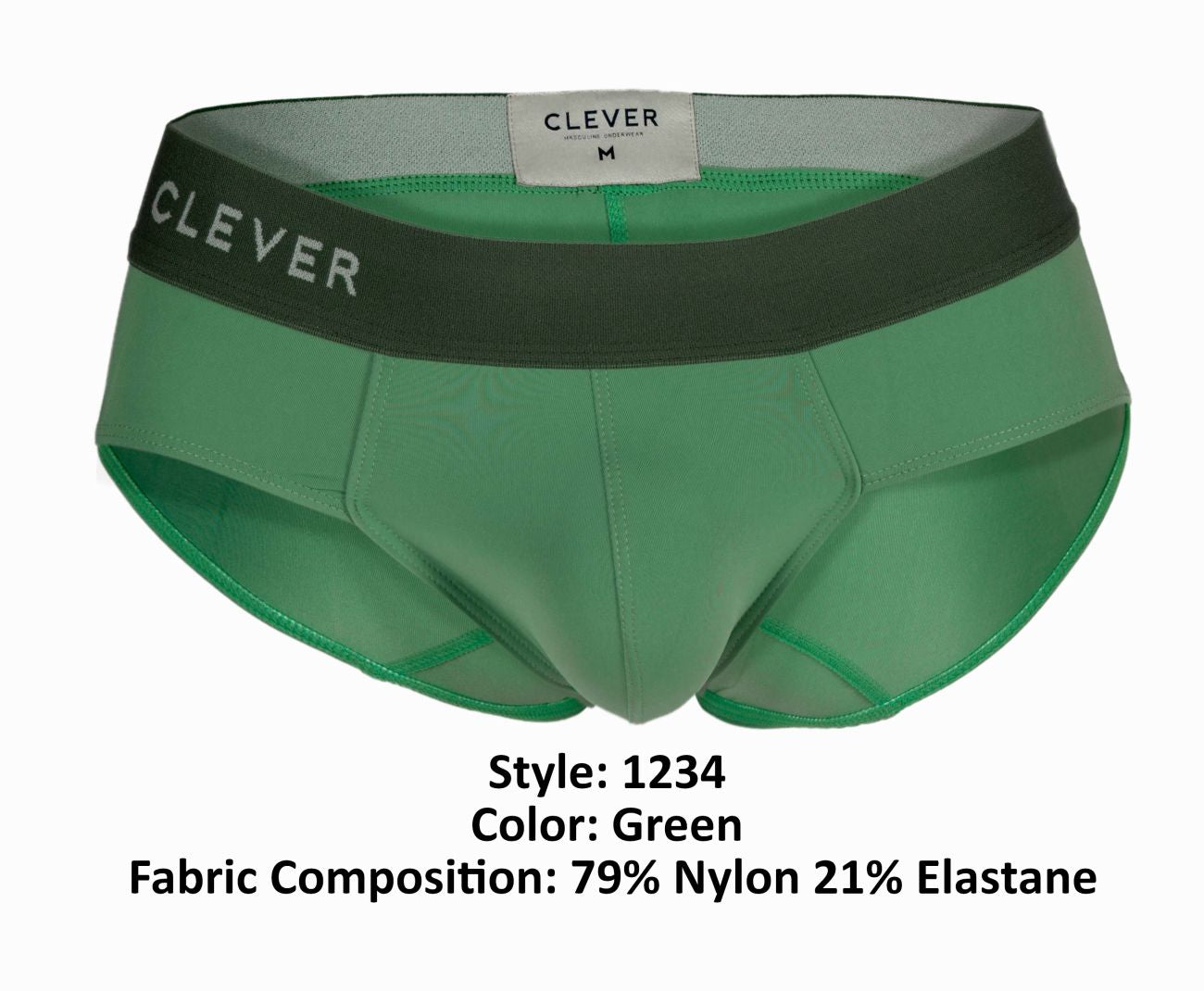 Clever 1234 Grace Briefs Green