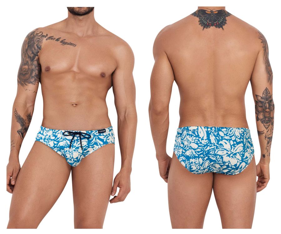 Clever 1246 Adriel Swim Briefs Blue