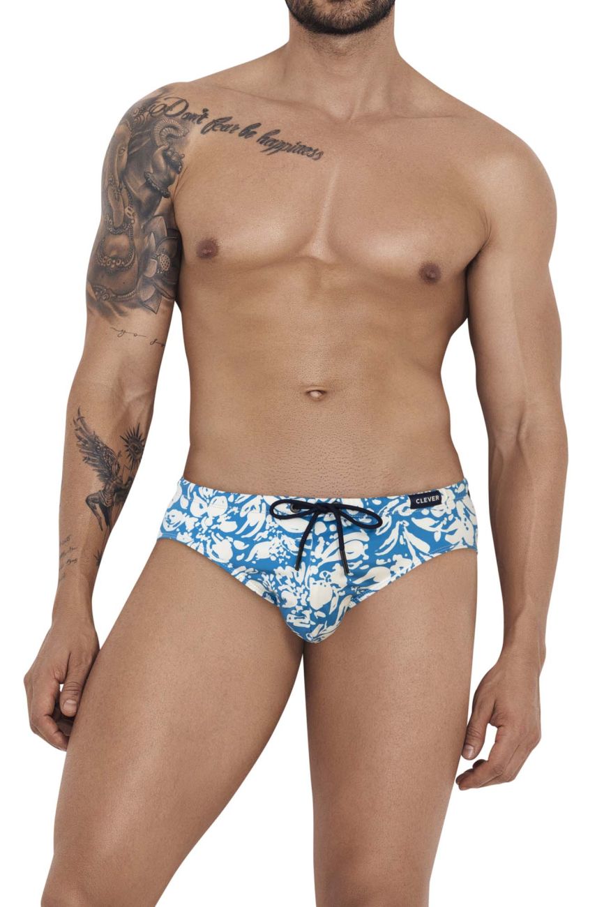 Clever 1246 Adriel Swim Briefs Blue