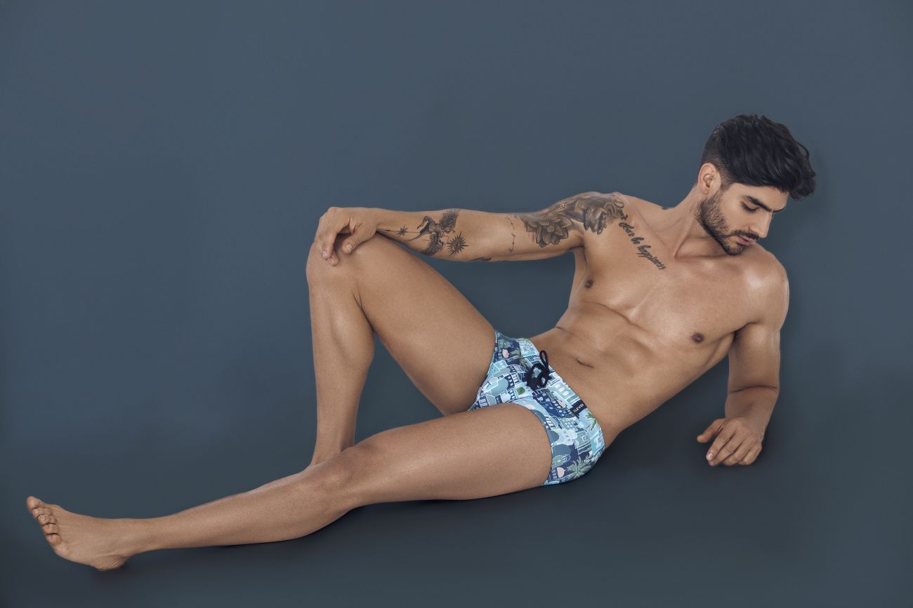 Clever 1246 Adriel Swim Briefs Blue