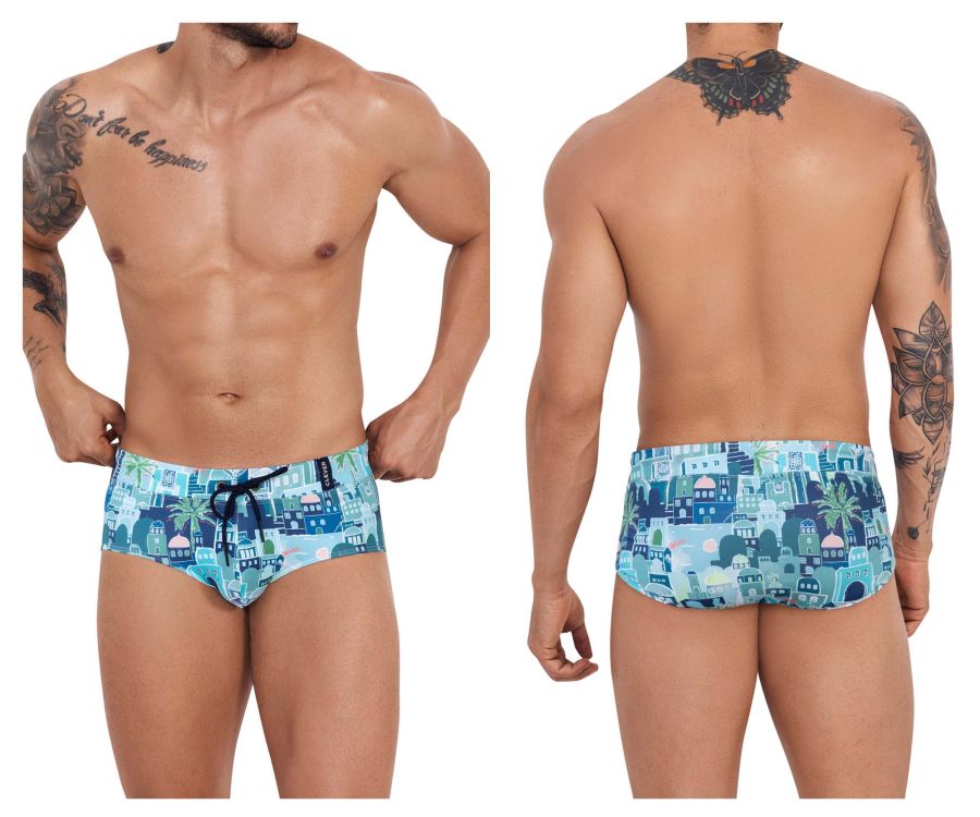 Clever 1252 Cassiel Swim Briefs Blue