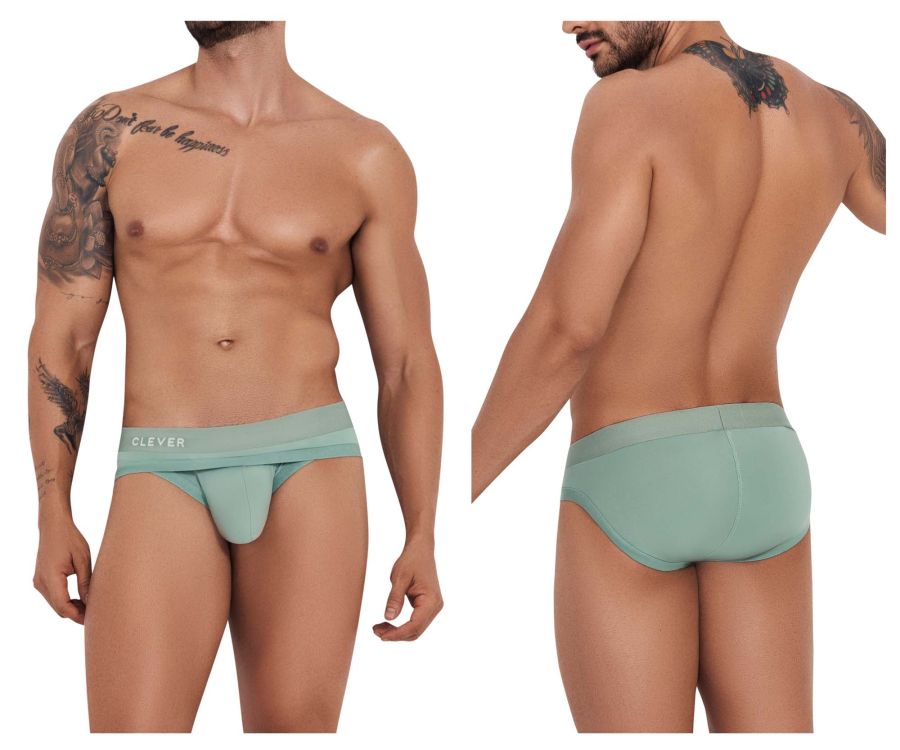 Clever 1262 Curse Briefs Green