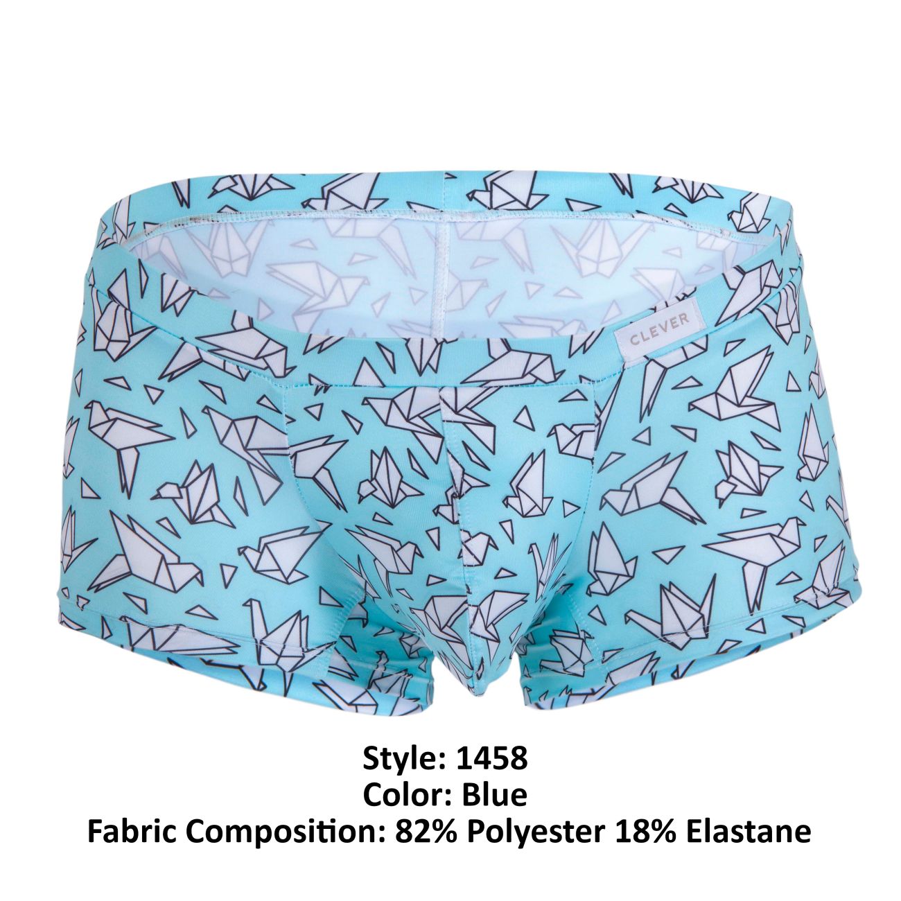 Clever 1458 Figure Trunks Blue
