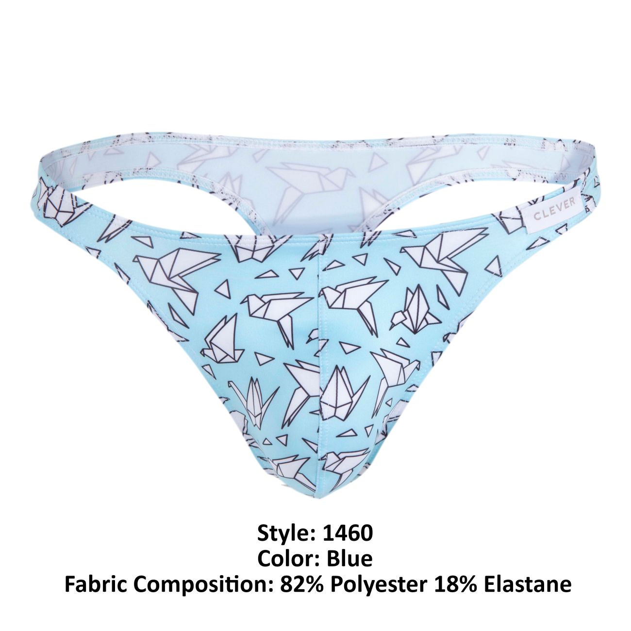 Clever 1460 Figure Thongs Blue