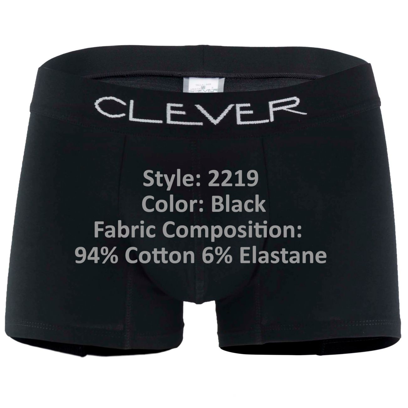 Clever 2219 Basic Boxer Black
