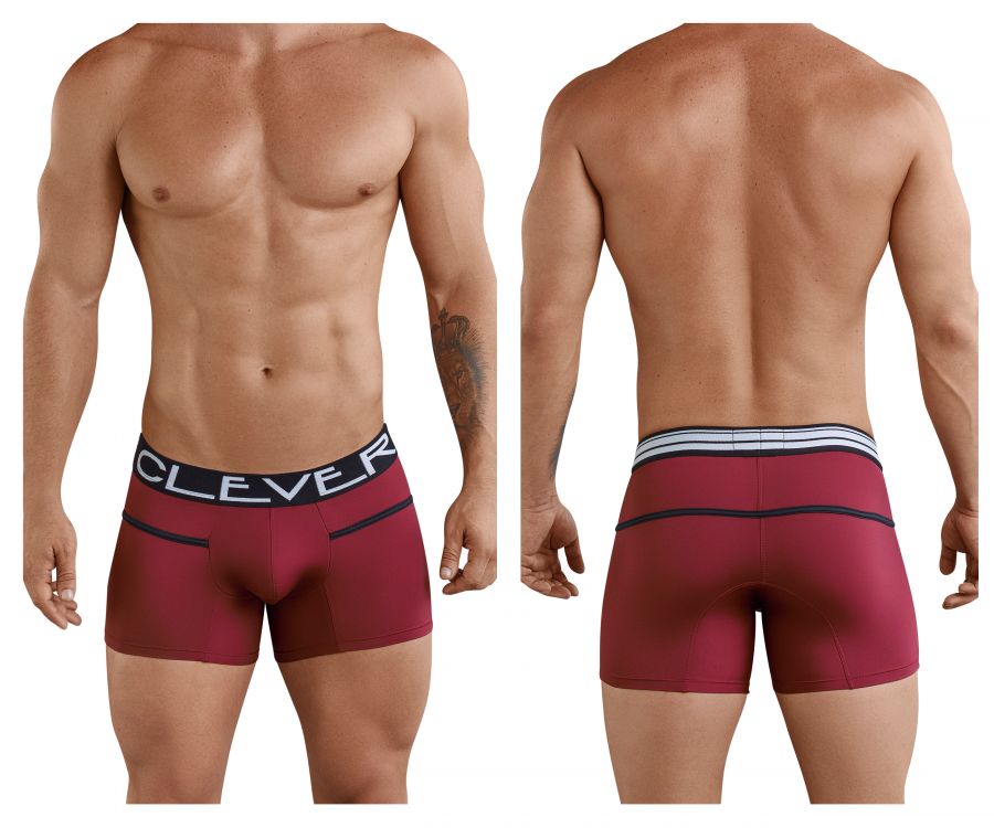 Clever 2366 Czech Piping Boxer Briefs Grape