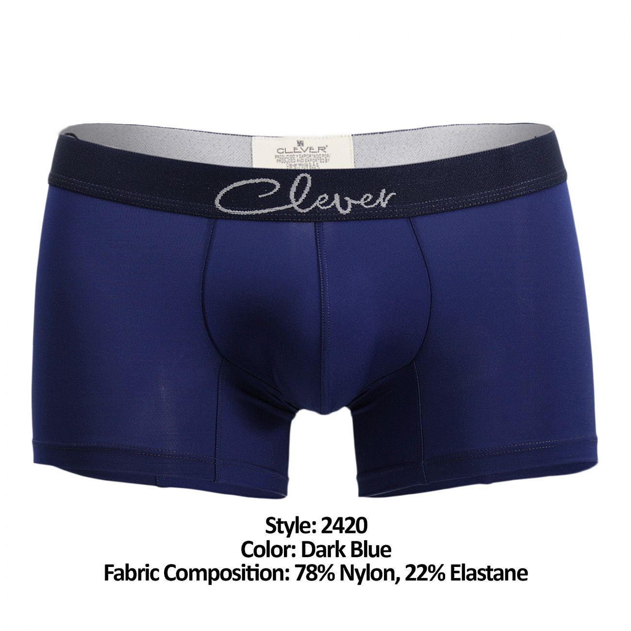 Clever 2420 Neron Boxer Briefs Dark Blue