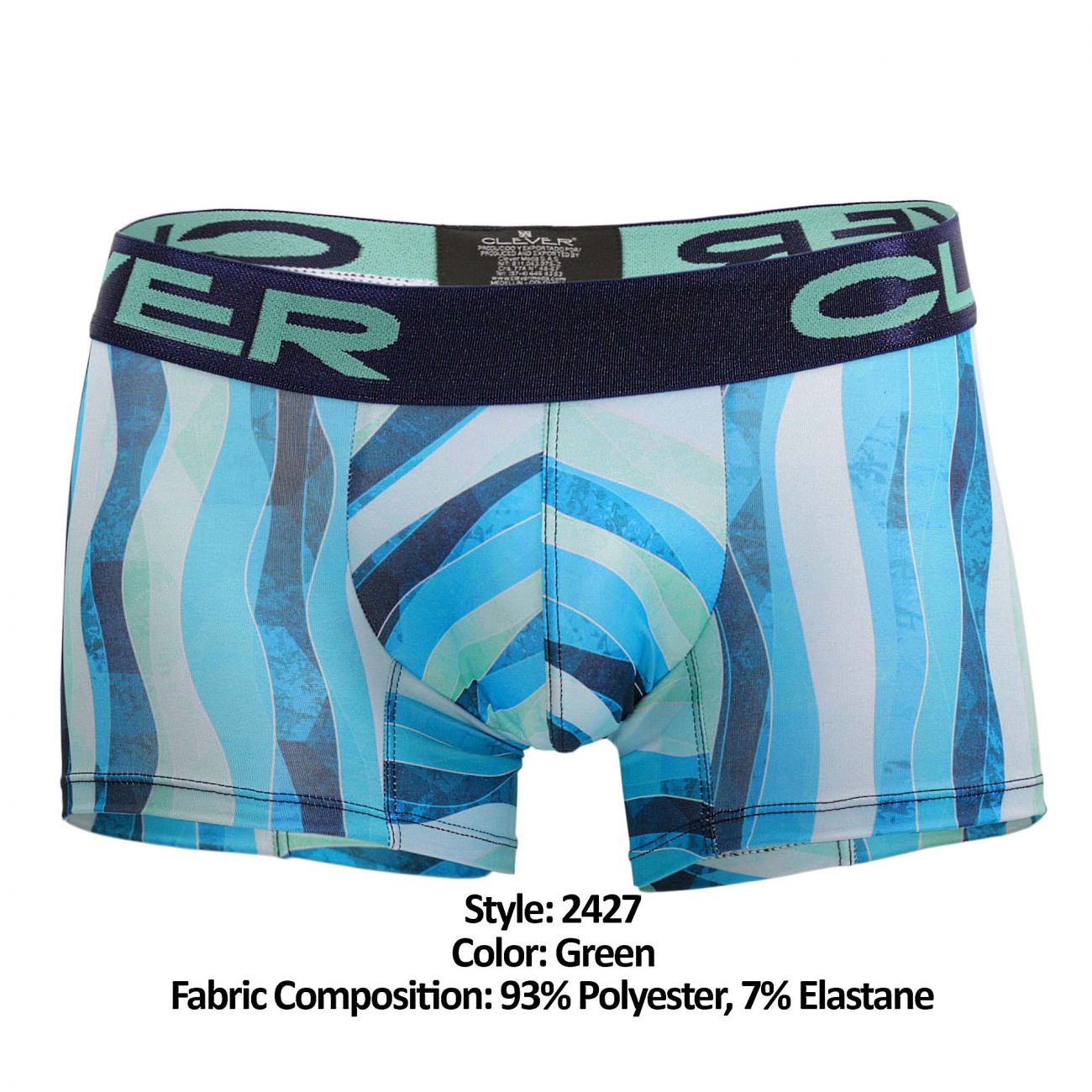 Clever 2427 Richness Boxer Briefs Green