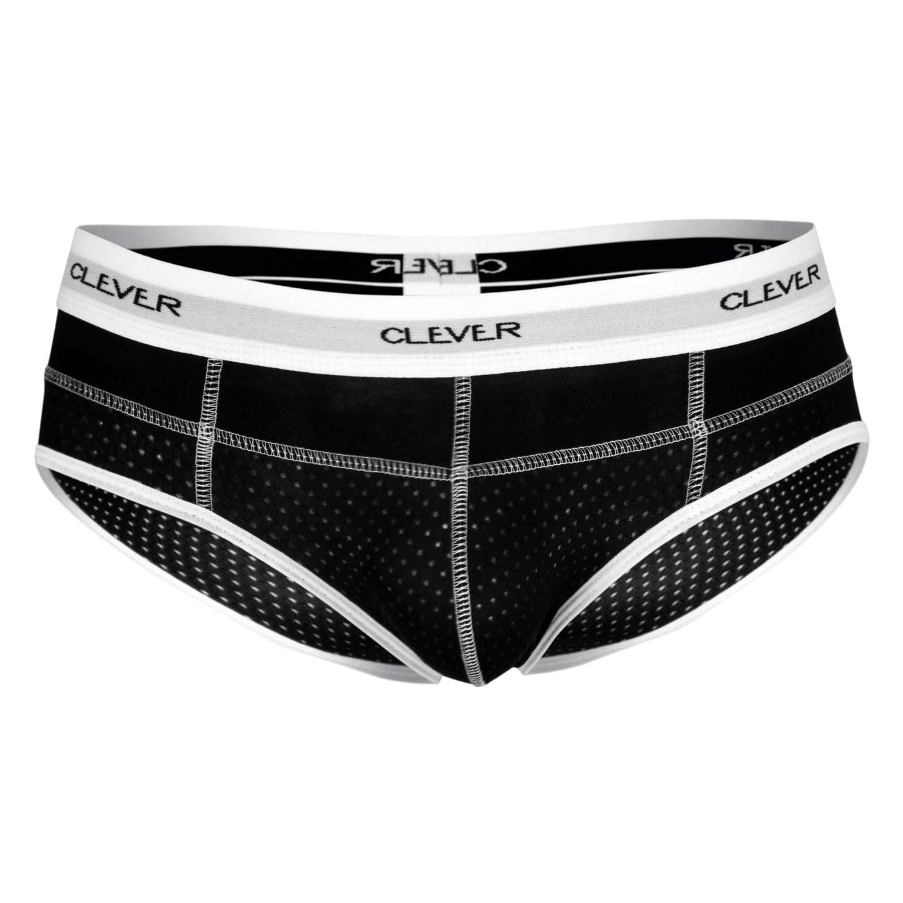 Clever 5317 Sweetness Piping Briefs Black