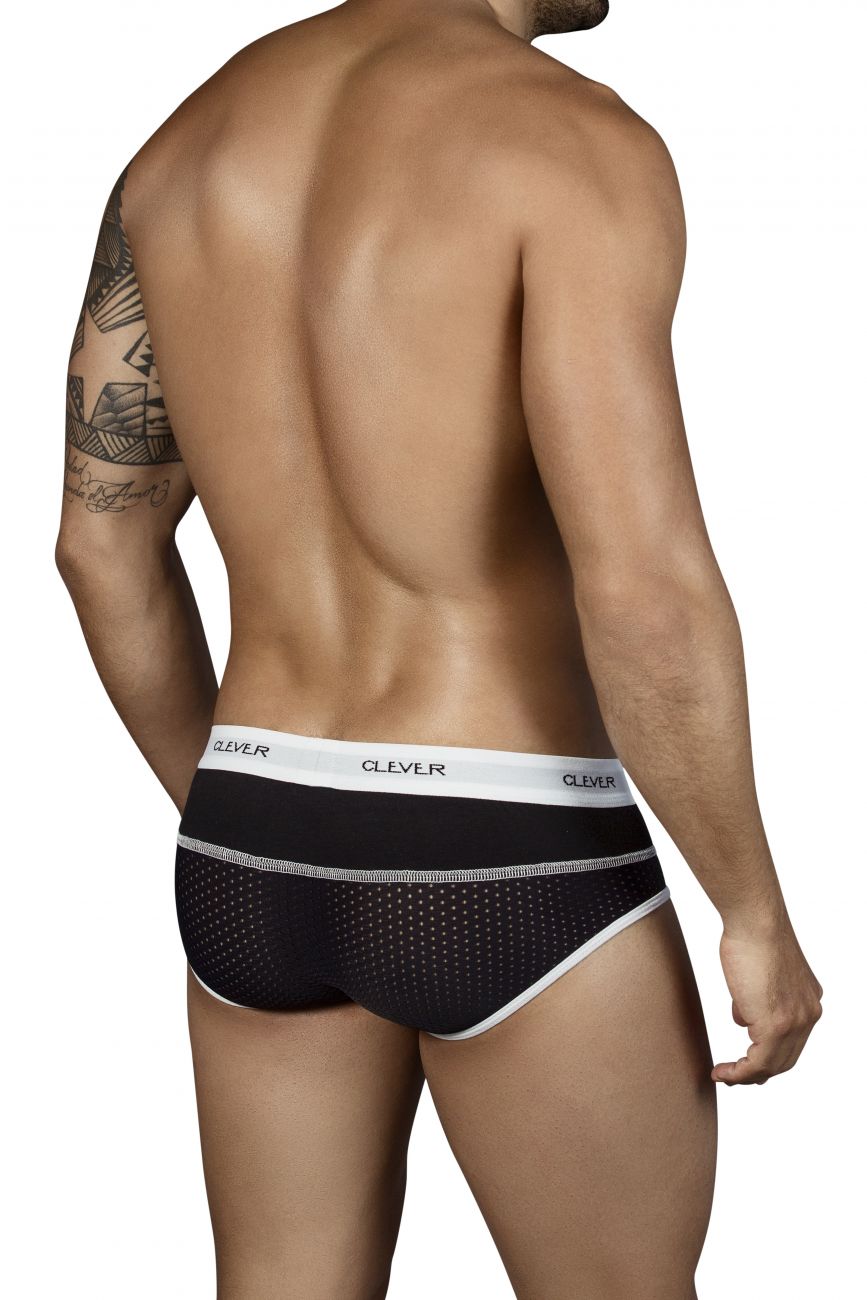 Clever 5317 Sweetness Piping Briefs Black