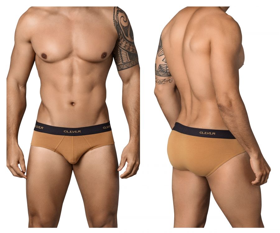 Clever 5350 Conservative Latin Briefs Brown