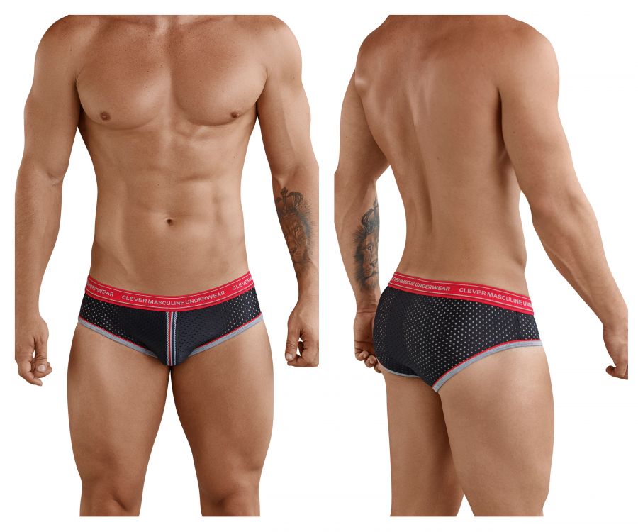 Clever 5375 Fransua Piping Briefs Black