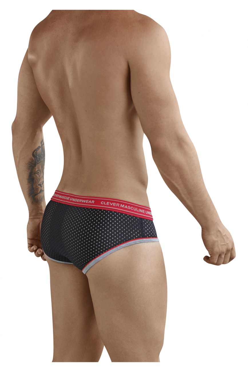 Clever 5375 Fransua Piping Briefs Black