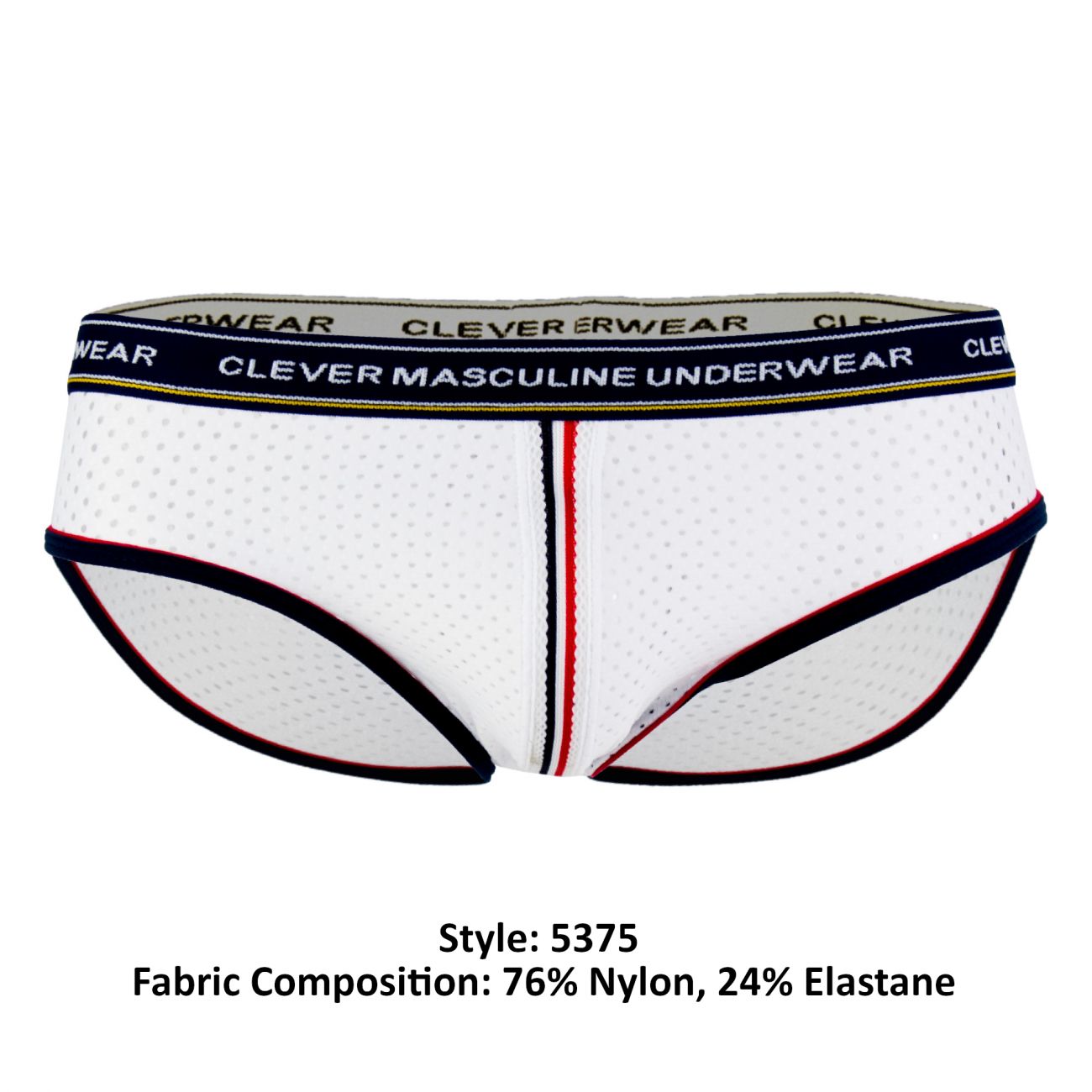 Clever 5375 Fransua Piping Briefs White