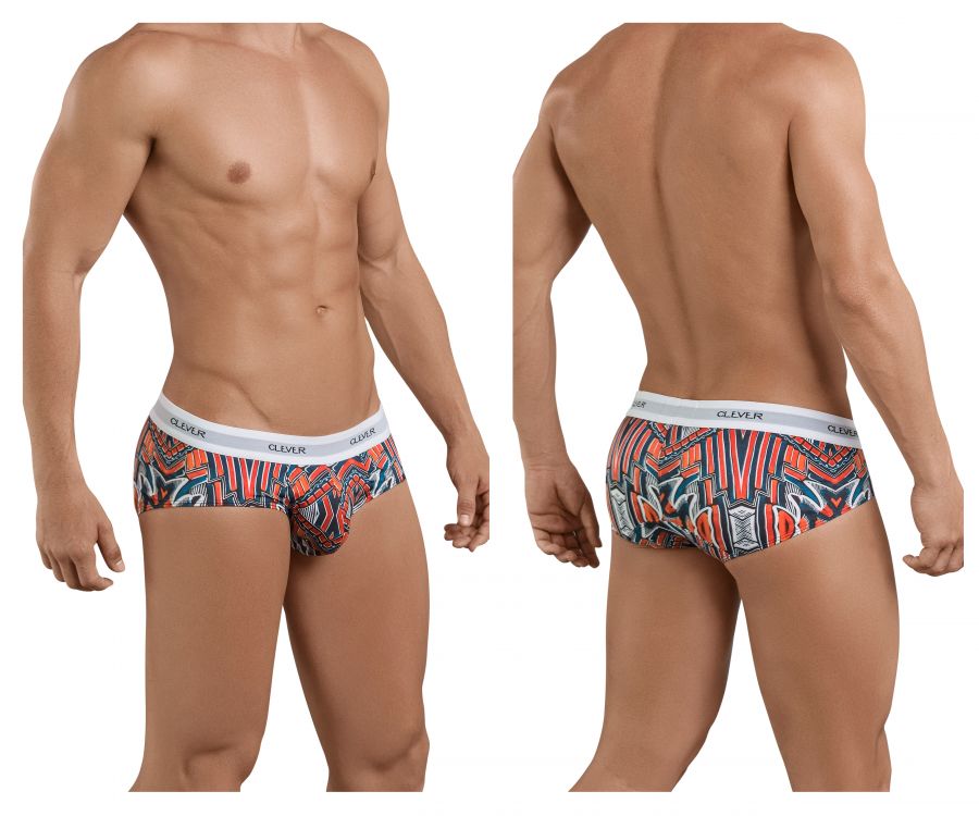 Clever 5390 Refined Classic Brief Red Multi
