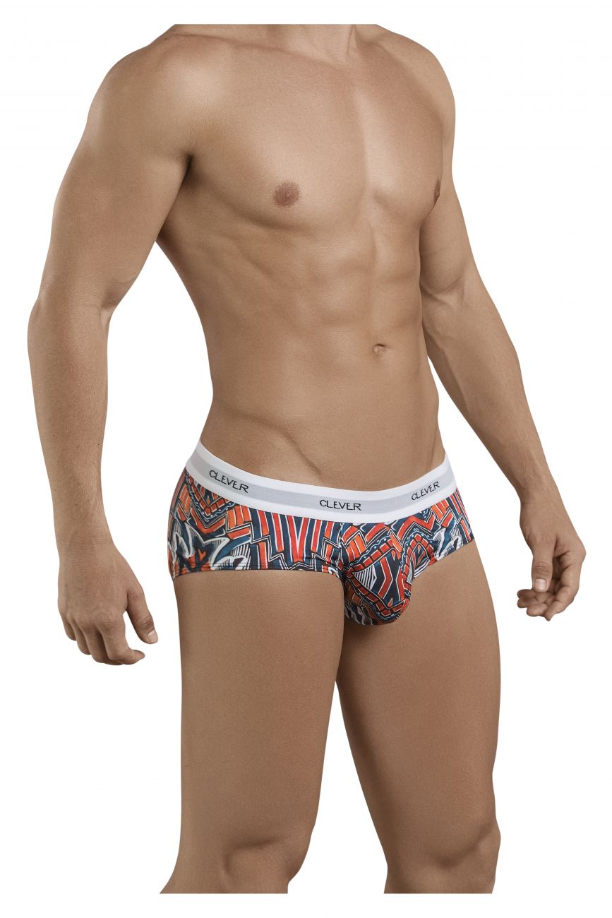 Clever 5390 Refined Classic Brief Red Multi