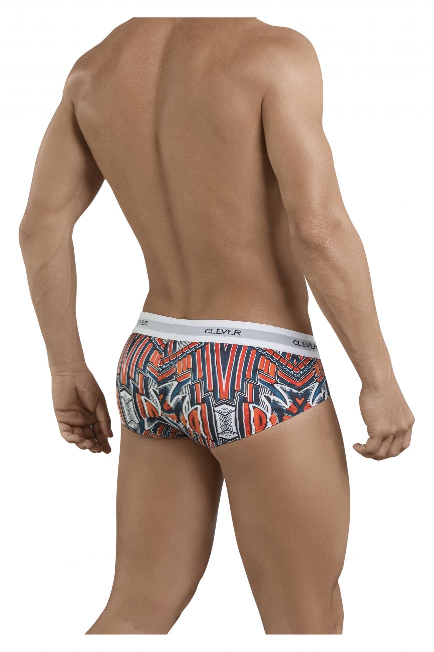 Clever 5390 Refined Classic Brief Red Multi