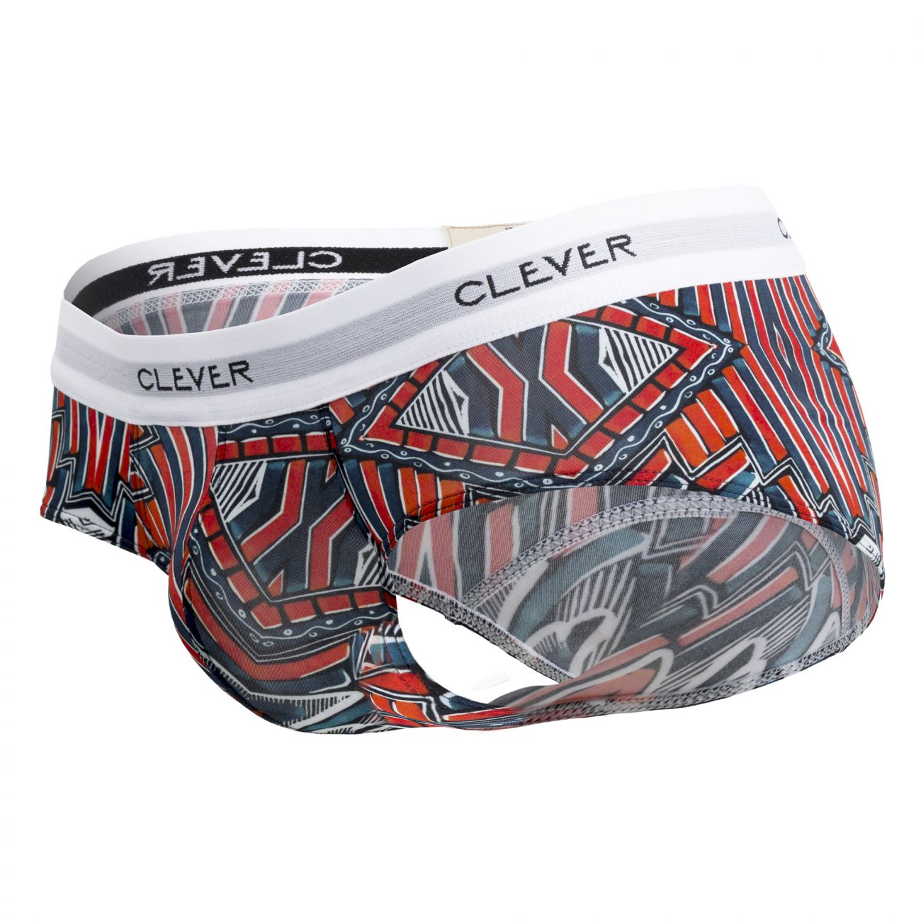 Clever 5390 Refined Classic Brief Red Multi