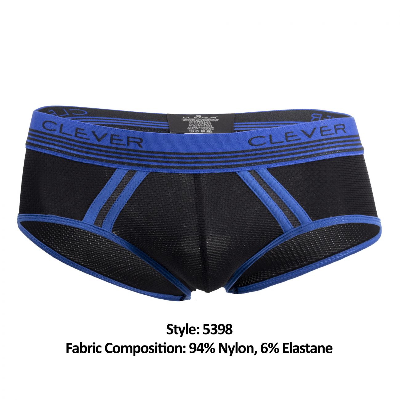 Clever 5398 Lovely Piping Briefs Black