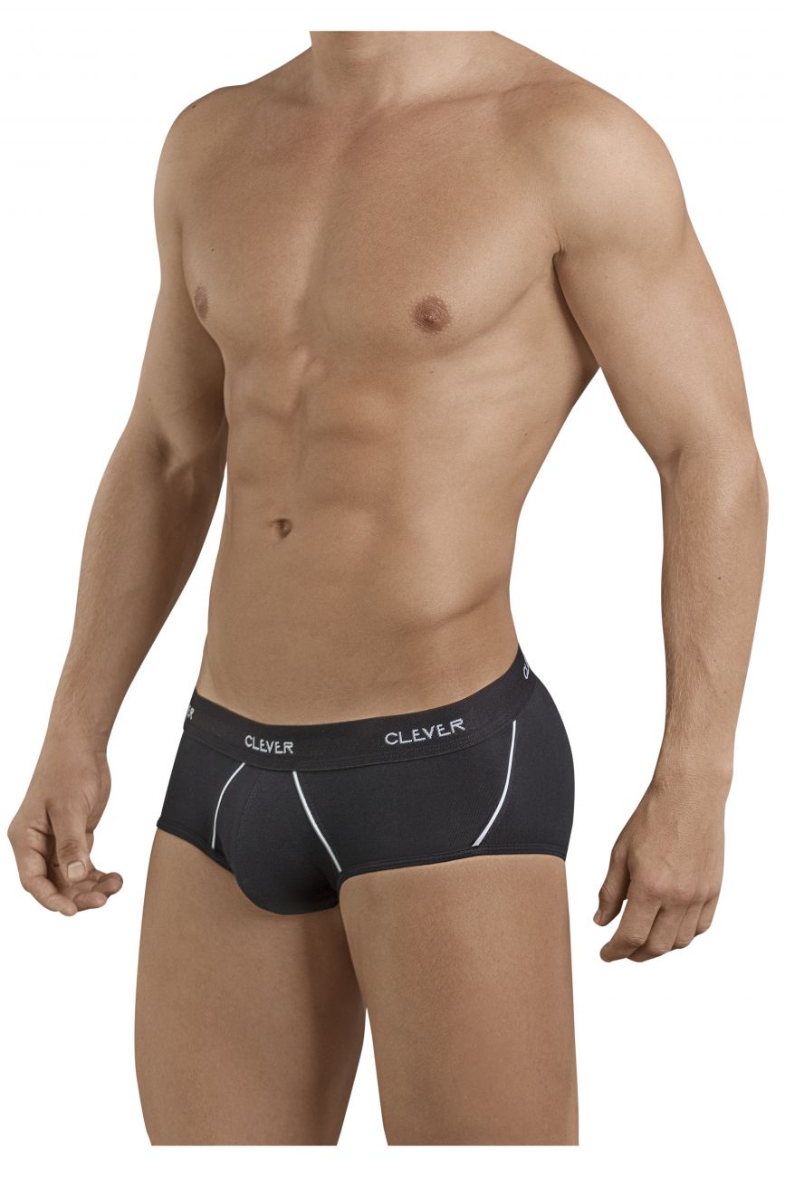 Clever 5399 Stunning Piping Briefs Black