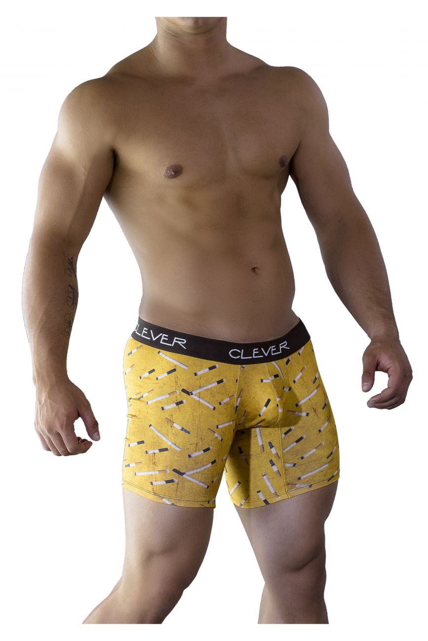 Clever 9099 Limited Edition Long Boxer Briefs Yellow