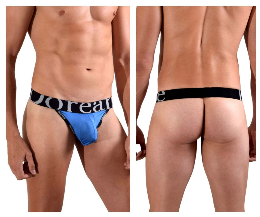 Doreanse 1008-BLU Sexy Pouch Thongs Blue Plus Sizes