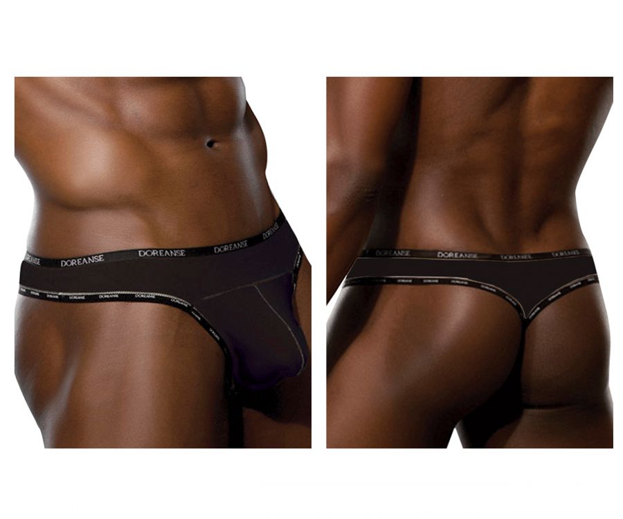 Doreanse 1216-BLK BLK Naked Thong