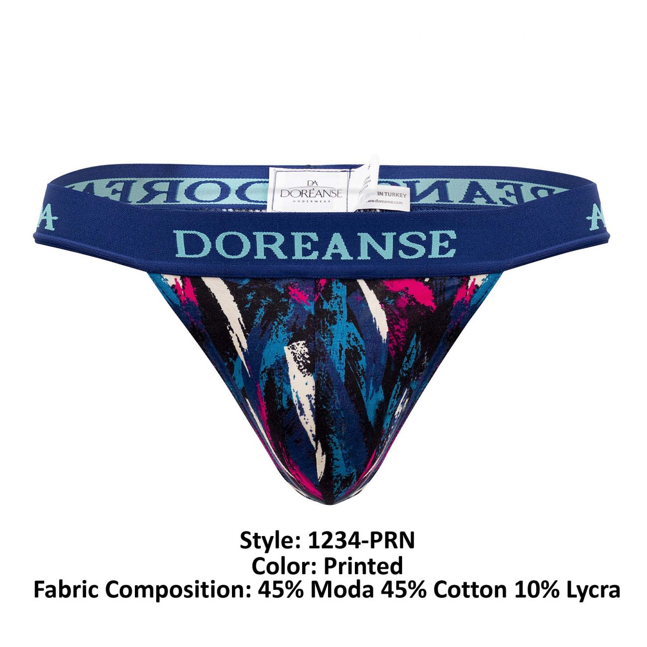 Doreanse 1234-PRN Neon Sport Thongs