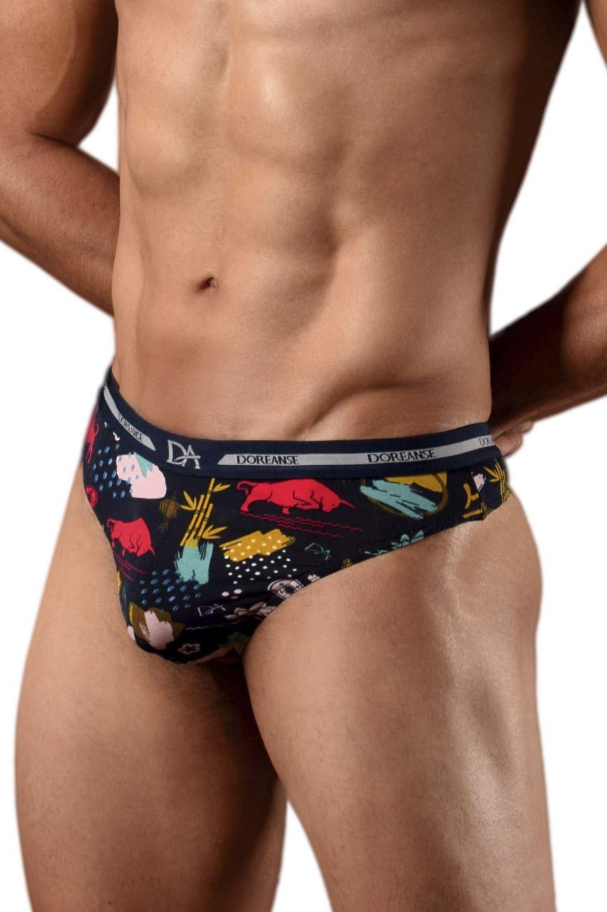 Doreanse 1264-PRN Year of the Bull Thongs