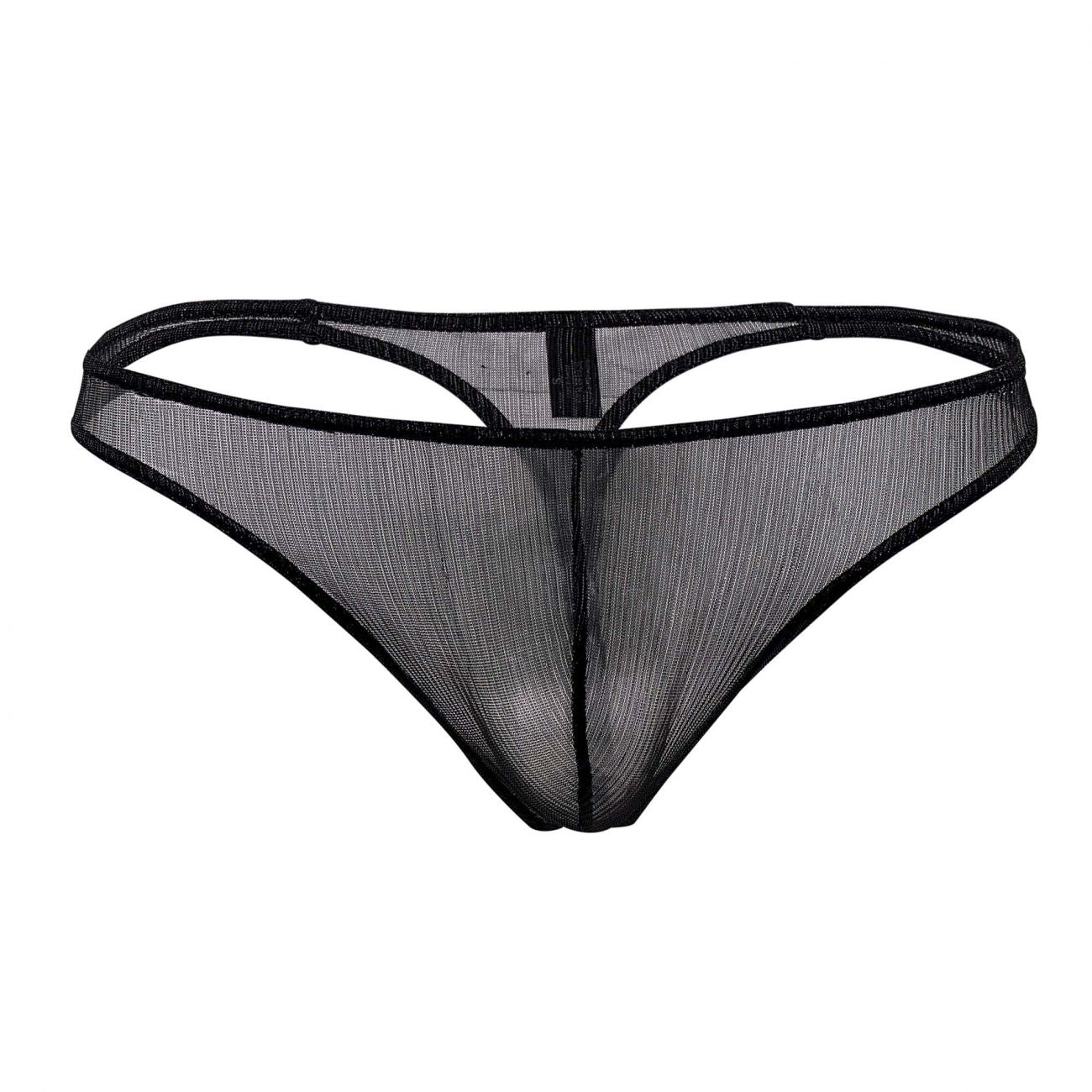 Doreanse 1302-BLK Shimmering Sheer Thong